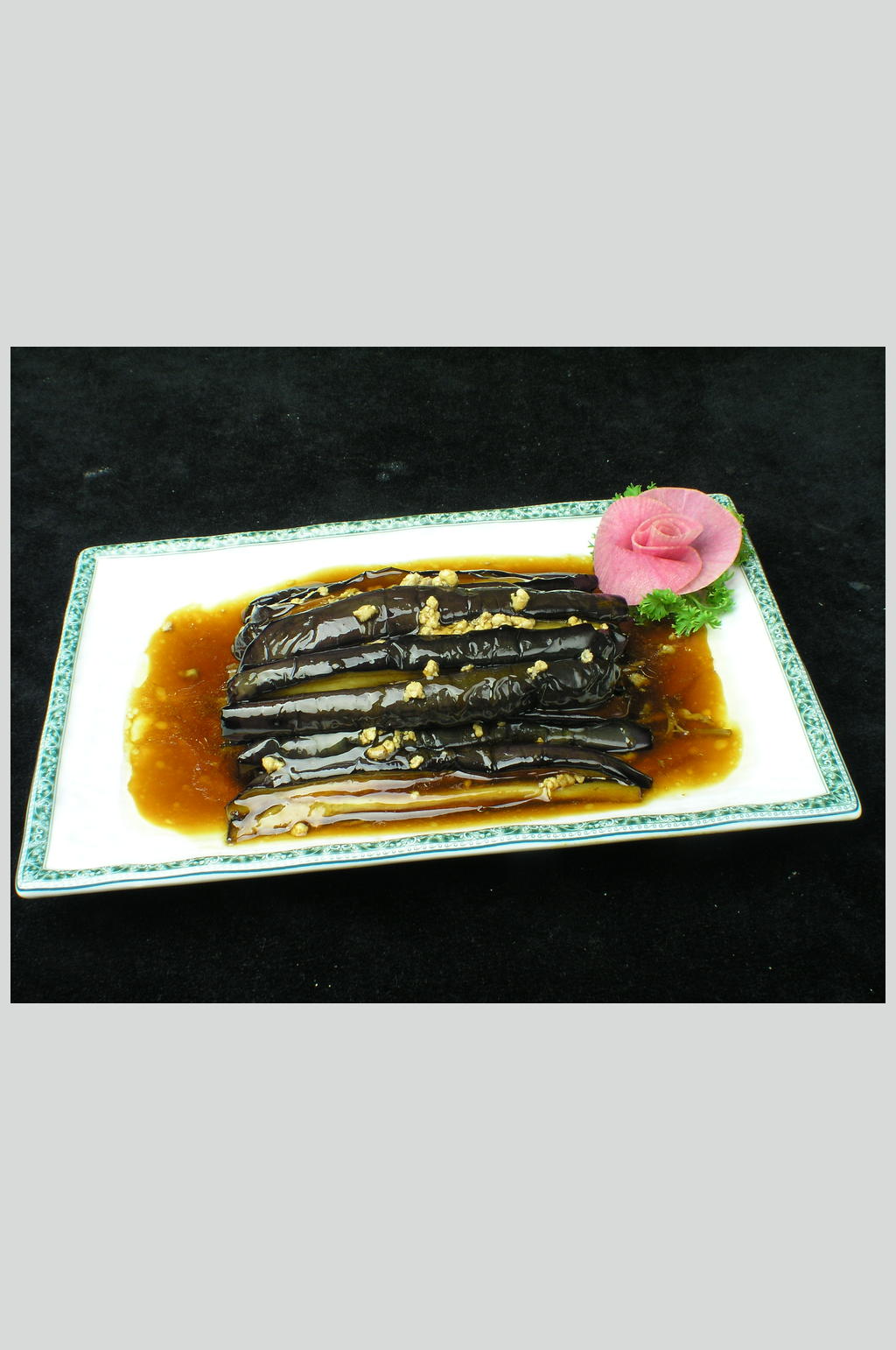 酱焖茄子高清美食图片素材