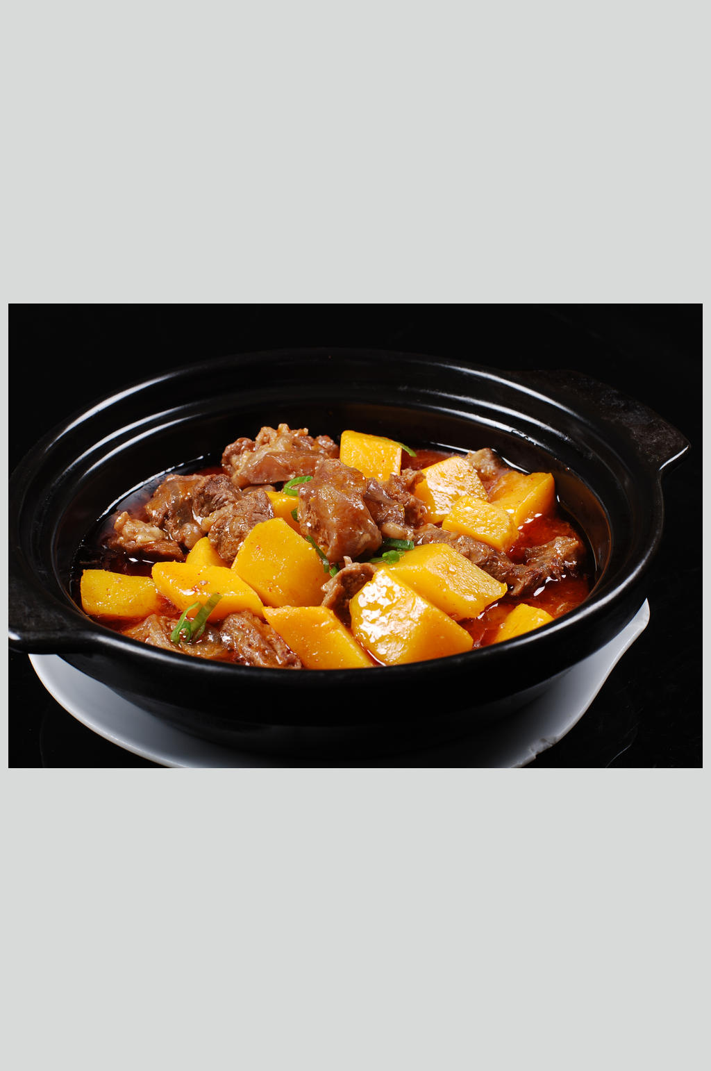 南瓜煲牛肉素材