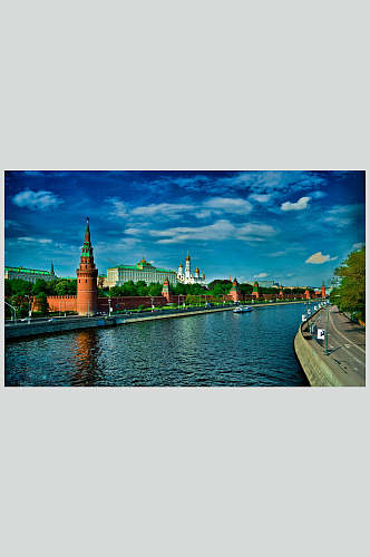 世界著名城市风景建筑壁纸多瑙河畔
