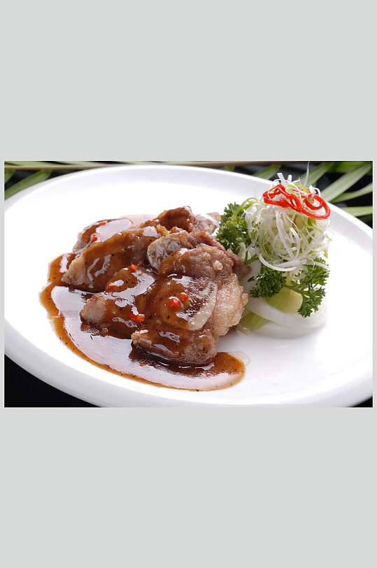 广式黑椒蒸牛仔骨图片-广式黑椒蒸牛仔骨素材下载-众图网