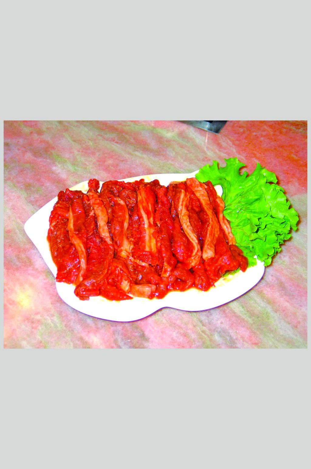 调味肥牛素材