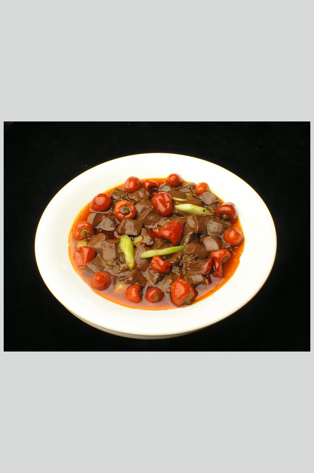 泡椒鸭血素材