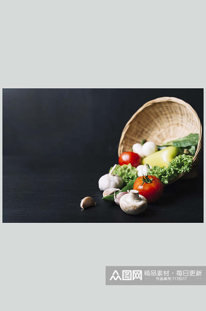 高清蔬菜组合美食图片素材