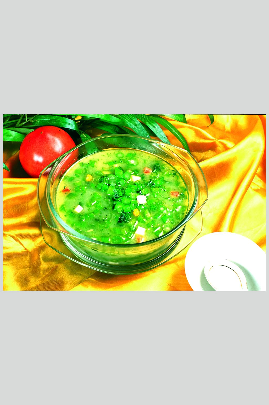 粑青菜美食图片素材