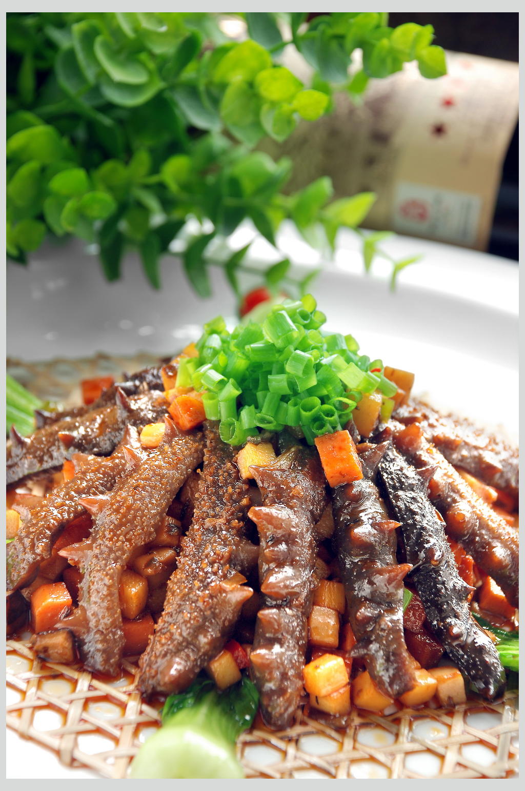 锦河香绍干烧辽参素材