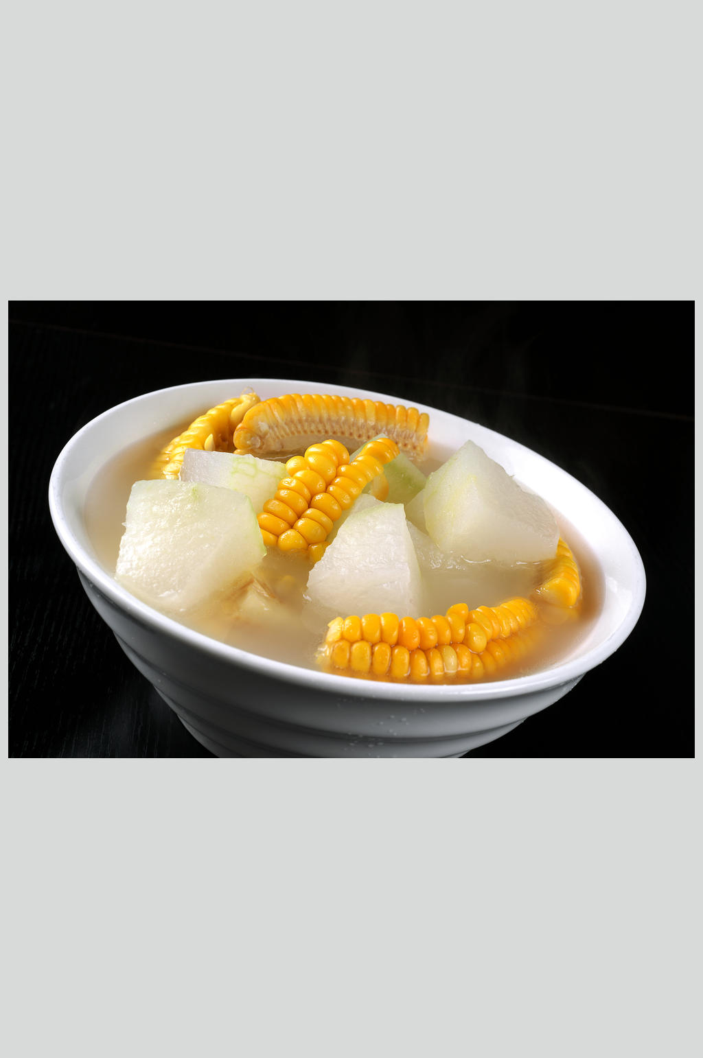 高清美食图片 玉米冬瓜汤素材