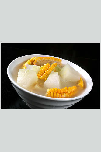 高清美食图片 玉米冬瓜汤