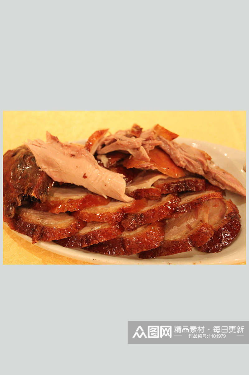 北京烤鸭餐饮美食图片素材
