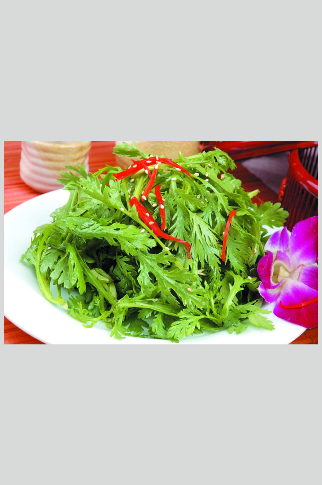 拌茼蒿高清餐饮美食图片素材
