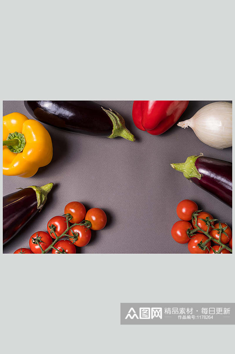 蔬菜组合美食图片素材