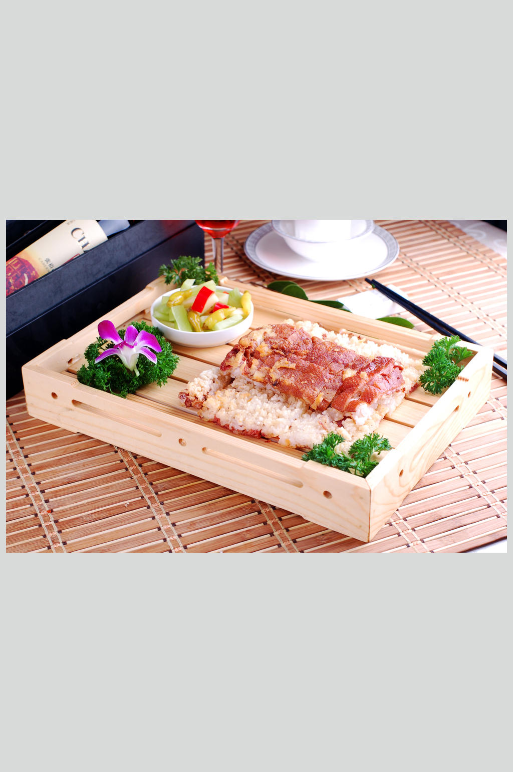 风味糯米鸭素材