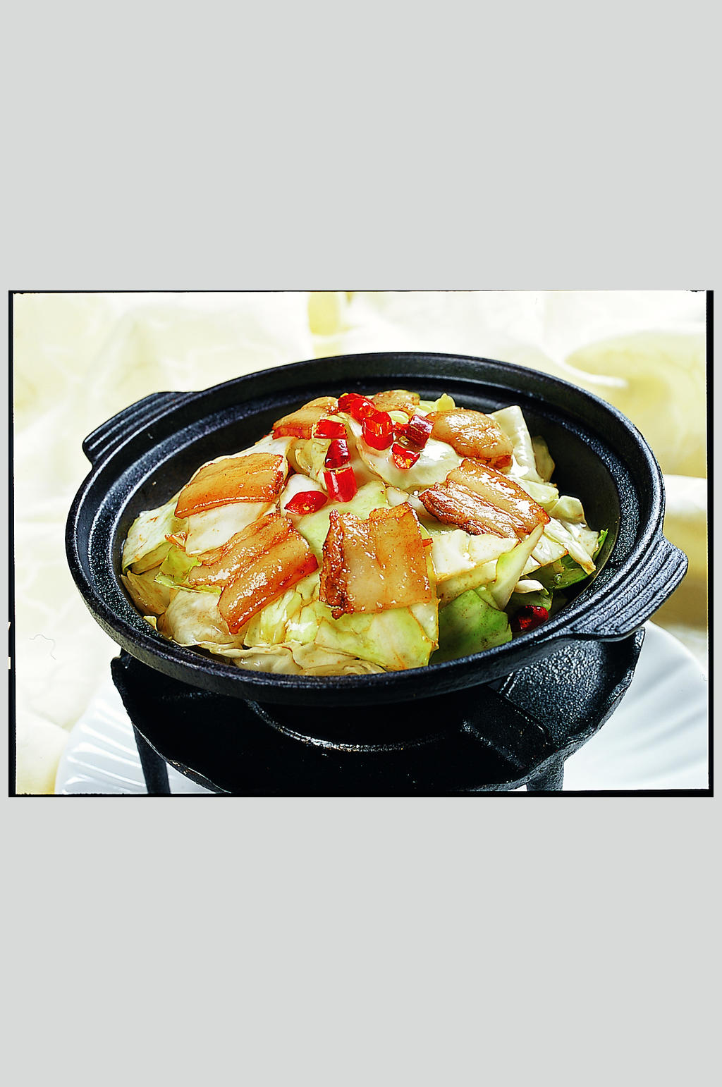 干锅手撕包菜美食餐饮图片素材