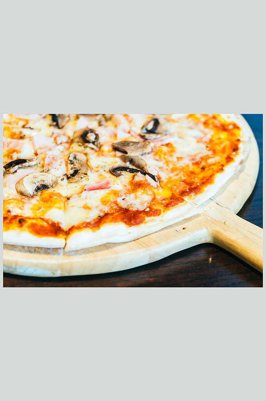披萨美食图片 鸡肉海鲜披萨