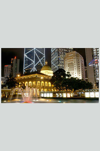 香港世界著名城市风景建筑壁纸