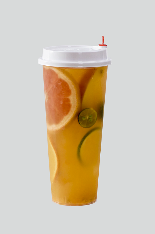 西柚柠檬水果茶