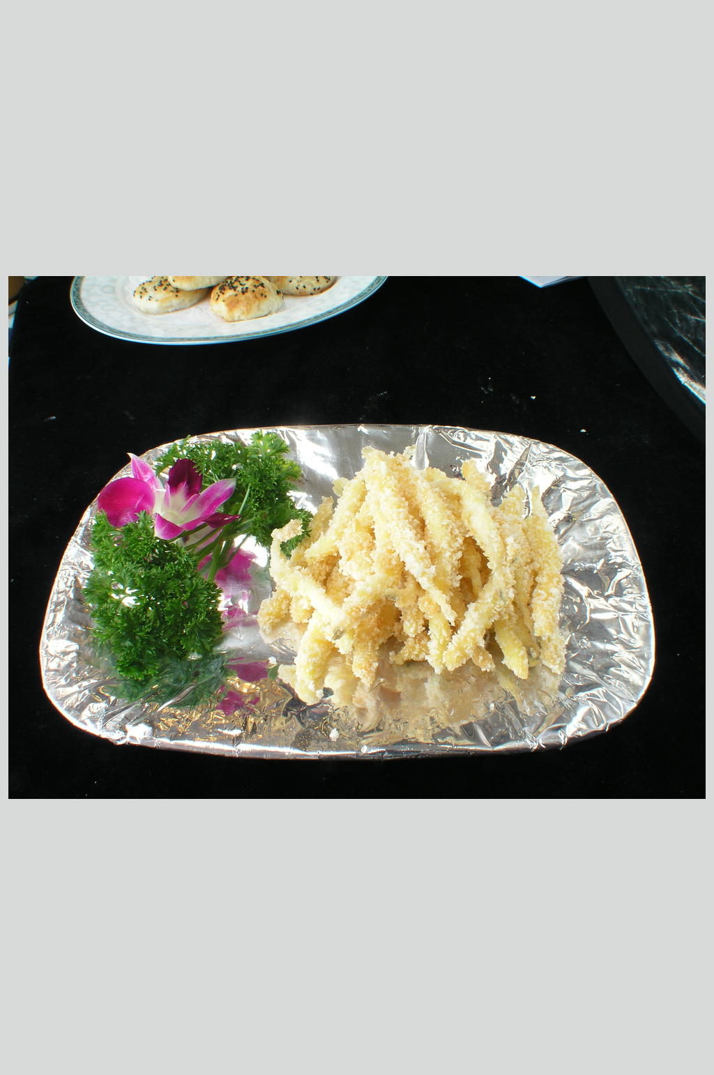 椒香银鱼素材