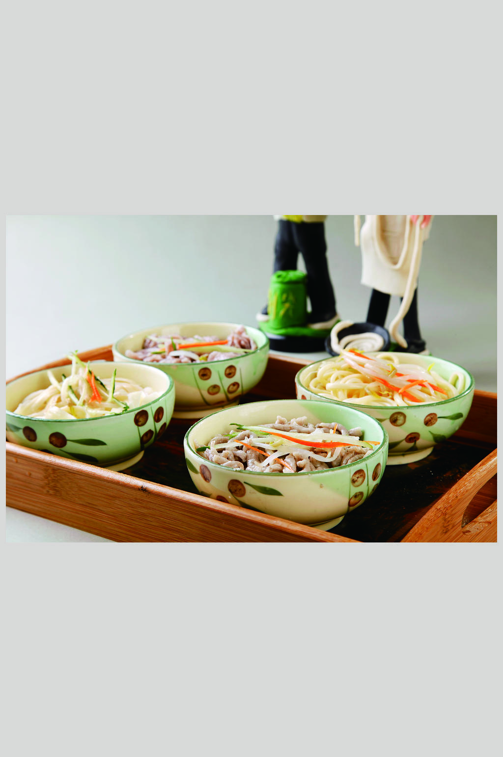面食四小碗素材