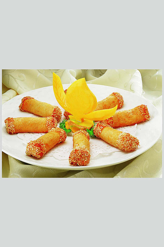 广式香芋卷高清图片