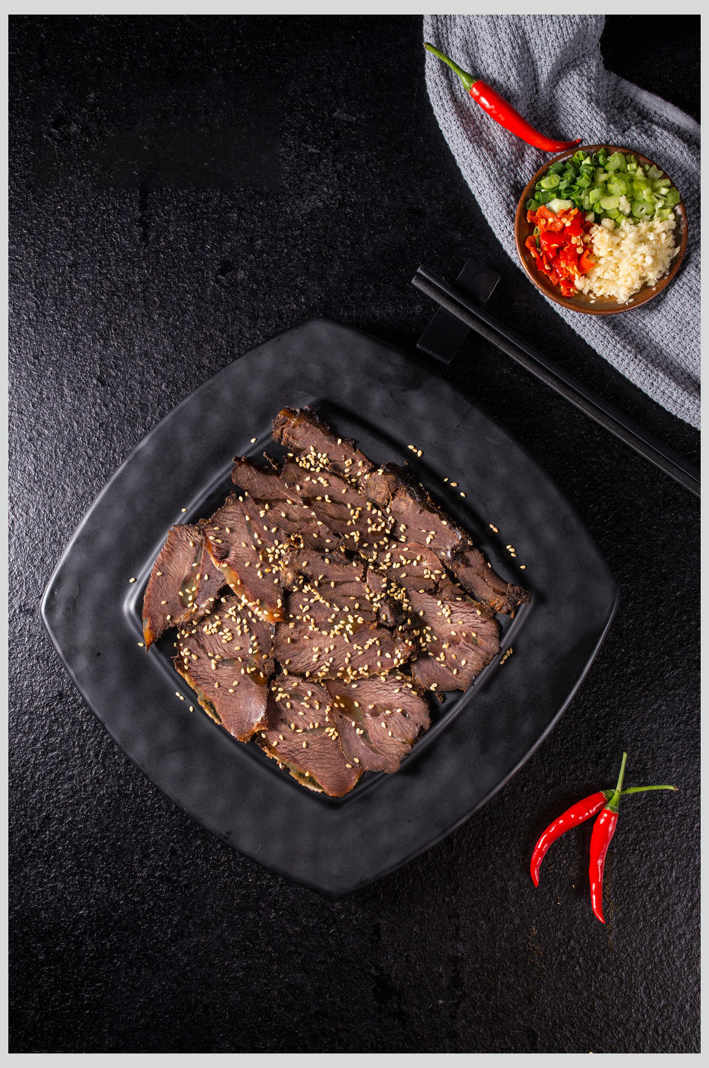 卤香牛肉素材