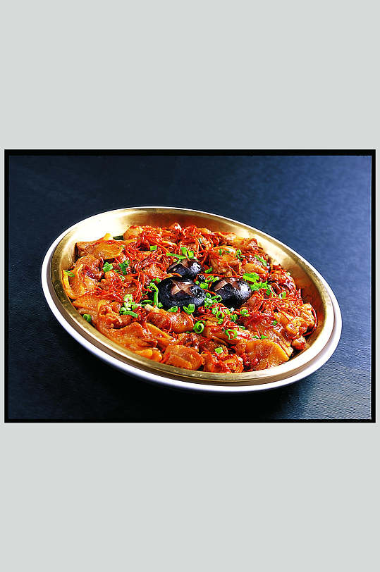 荷香虫草花蒸鸡高清图片