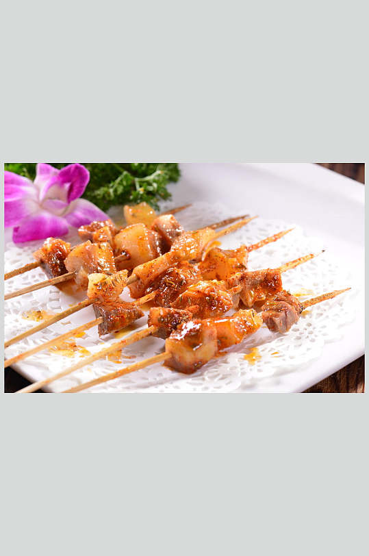 烤肉筋美食图片
