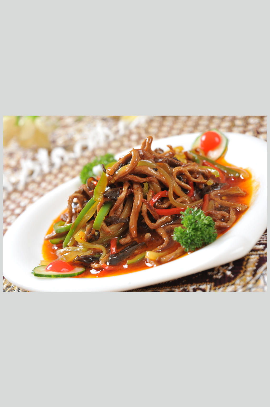 鱼香肉丝素材