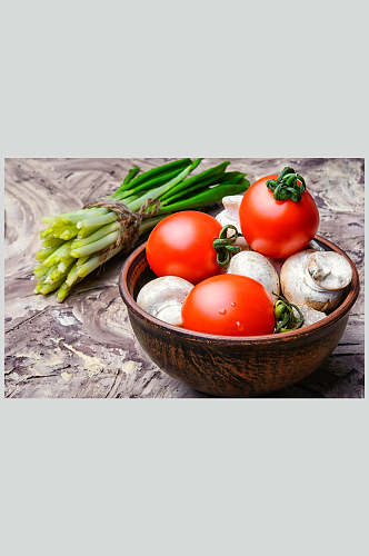 高清蔬菜番茄蘑菇图片