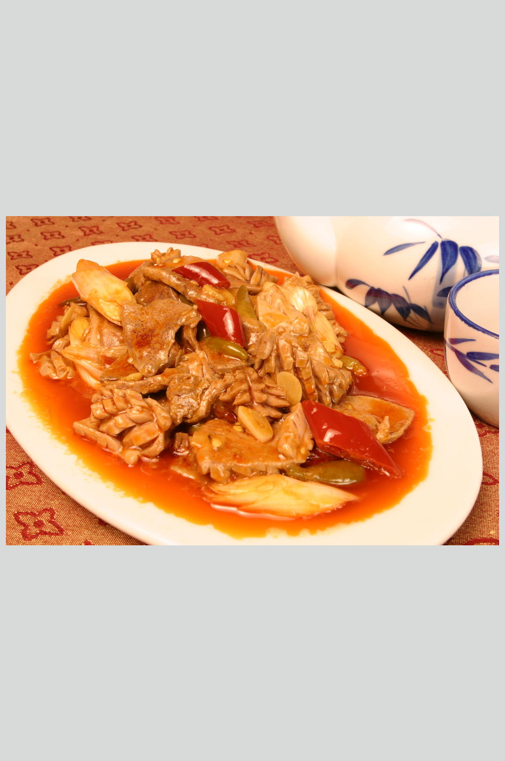 泡姜炒腰肝素材