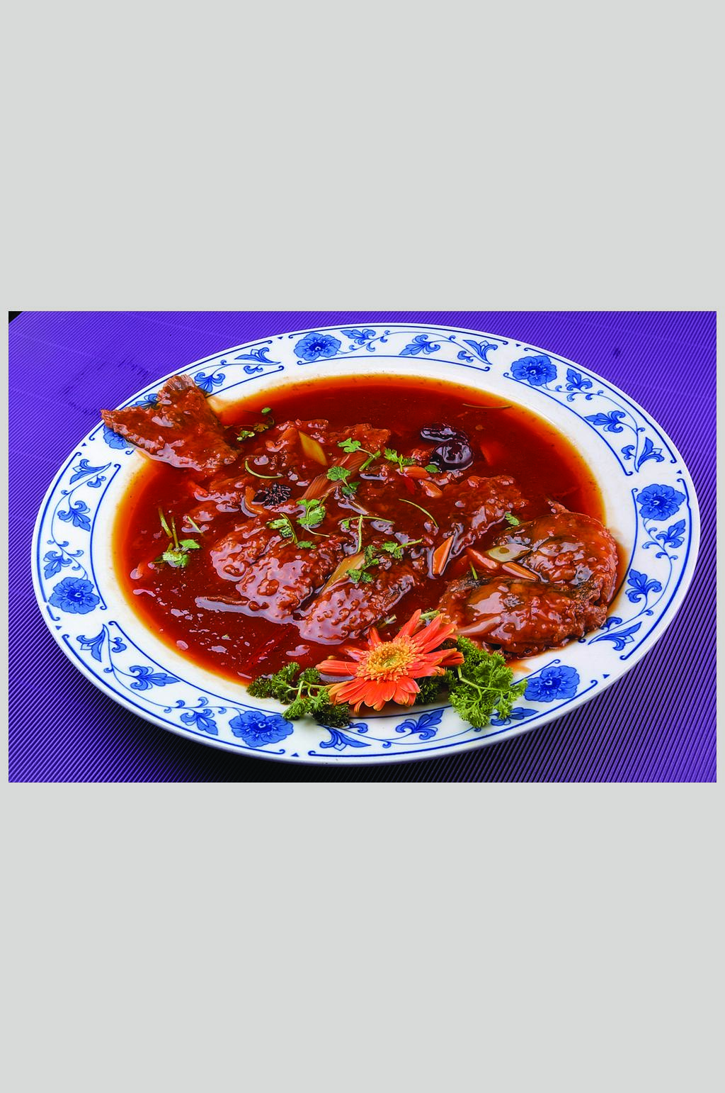 农家碎烧鱼素材