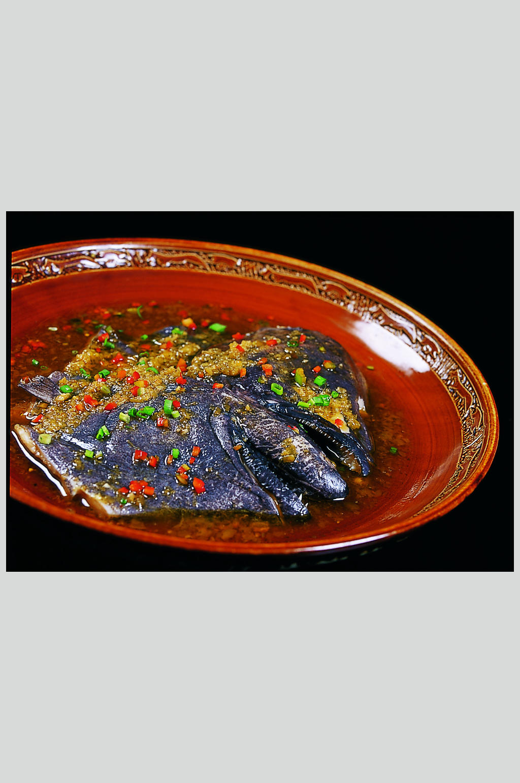 开胃深海鱼头素材