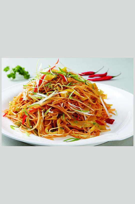 土豆丝炒煎饼