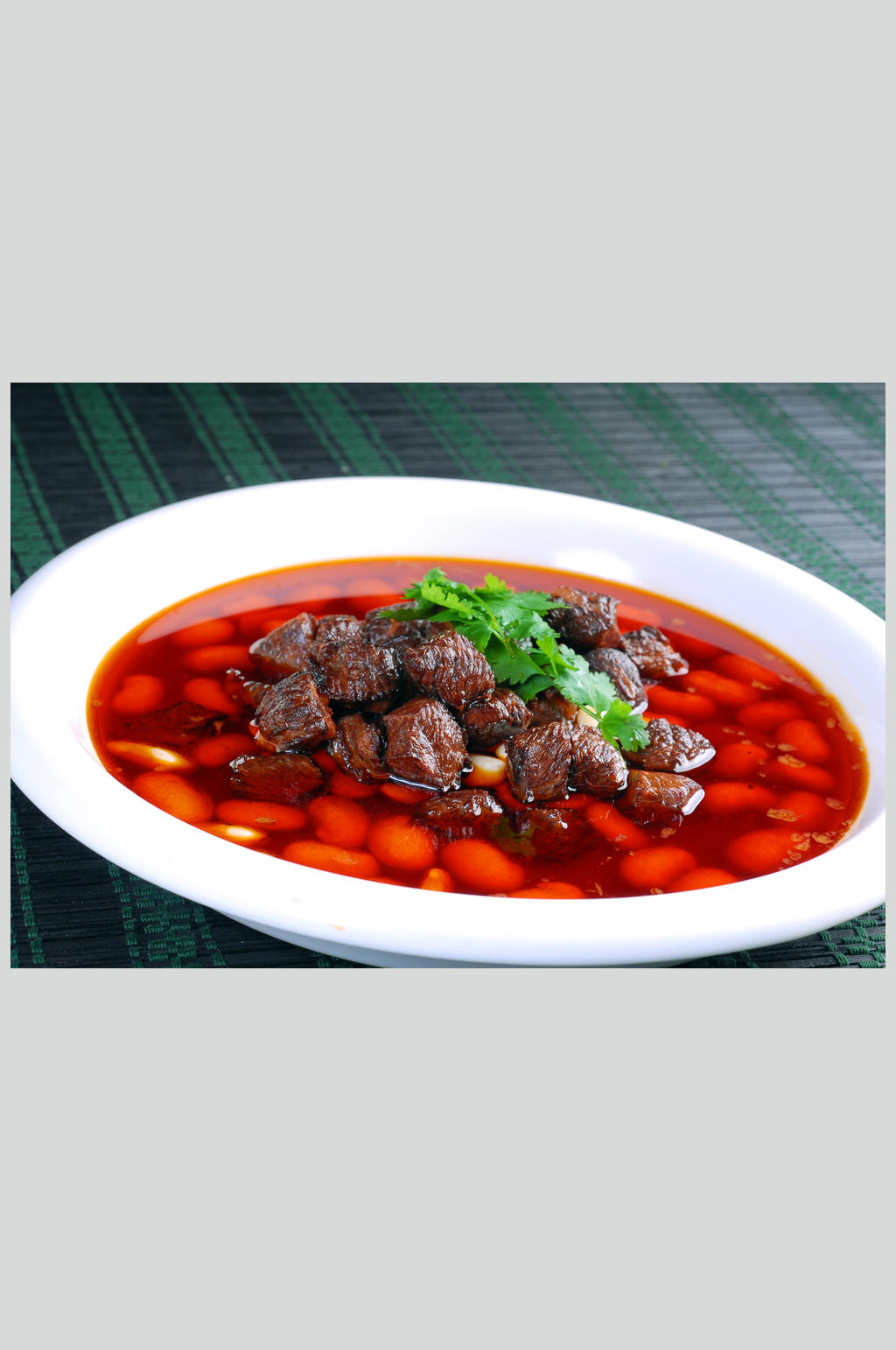 大豆棕香牛腩素材