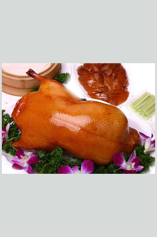 北京烤鸭餐饮美食图片