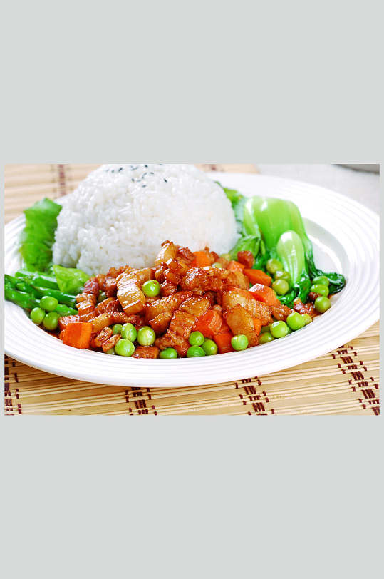 红烧肉炖豆角图片-红烧肉炖豆角素材下载-众图网