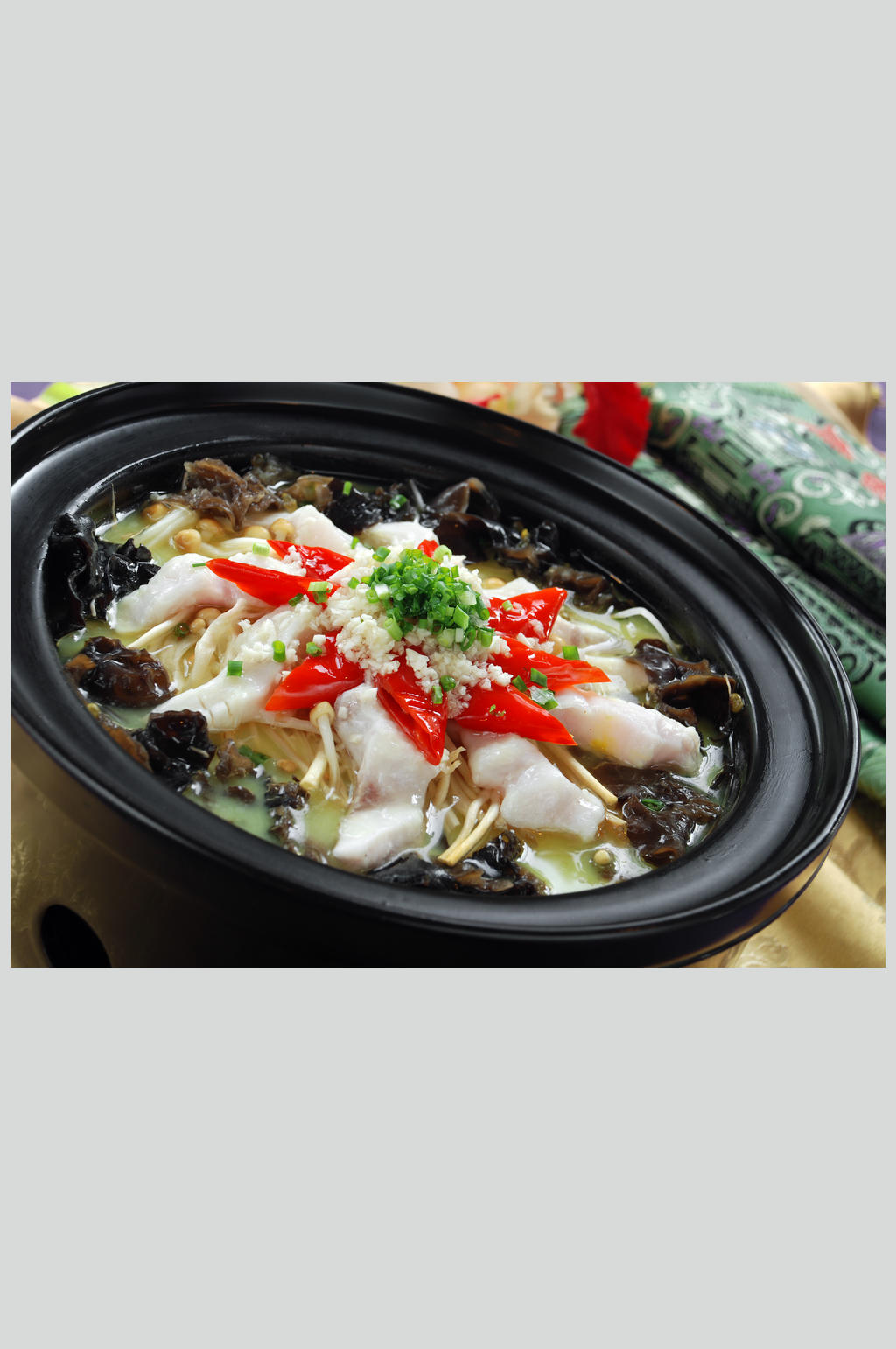 招牌鳕鱼煲素材