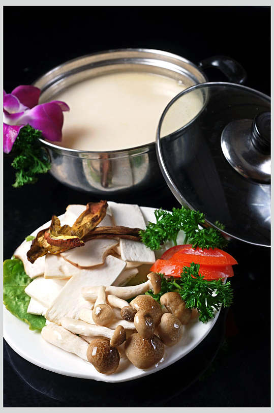 汤锅美食餐饮图片美味菌王锅