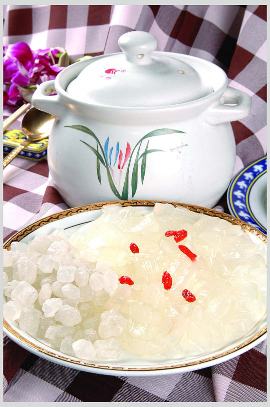 冰糖煲芦荟高清餐饮美食图片