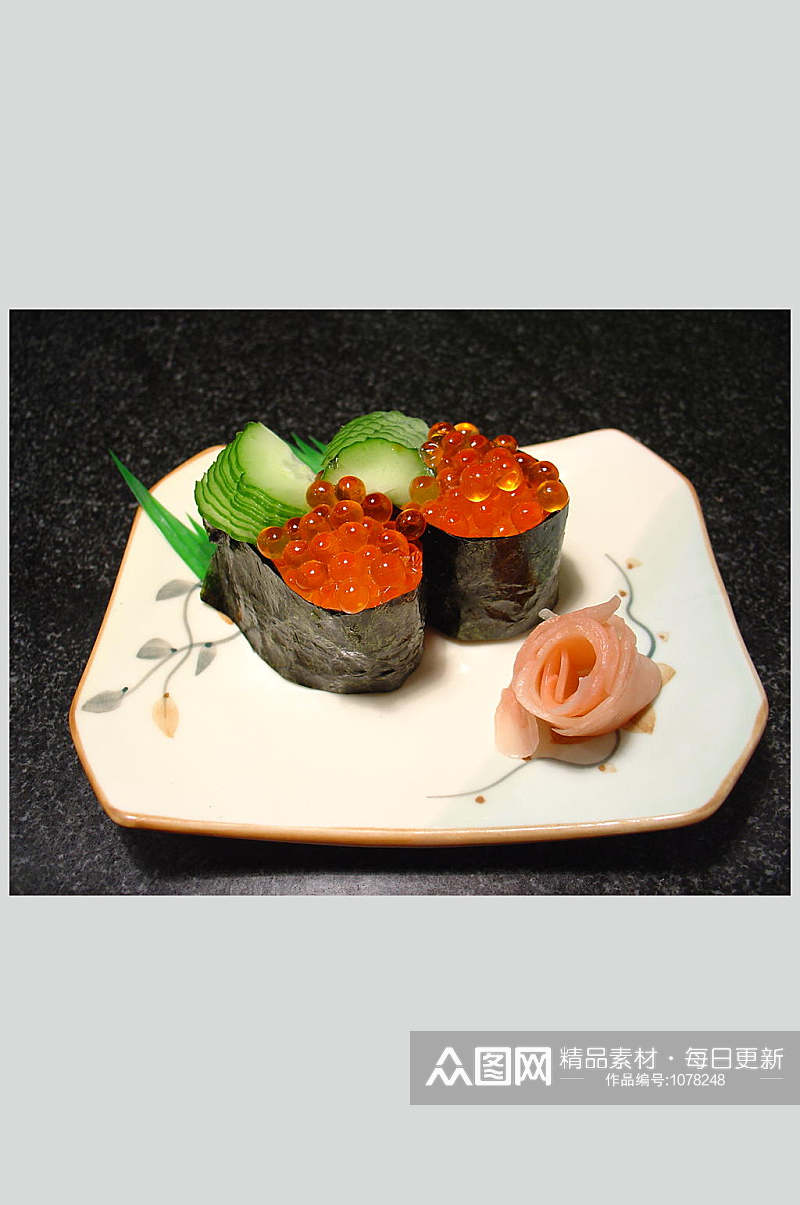 红鱼籽寿司素材
