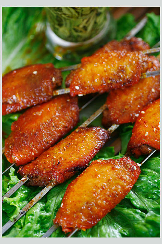 烤翅美食图片