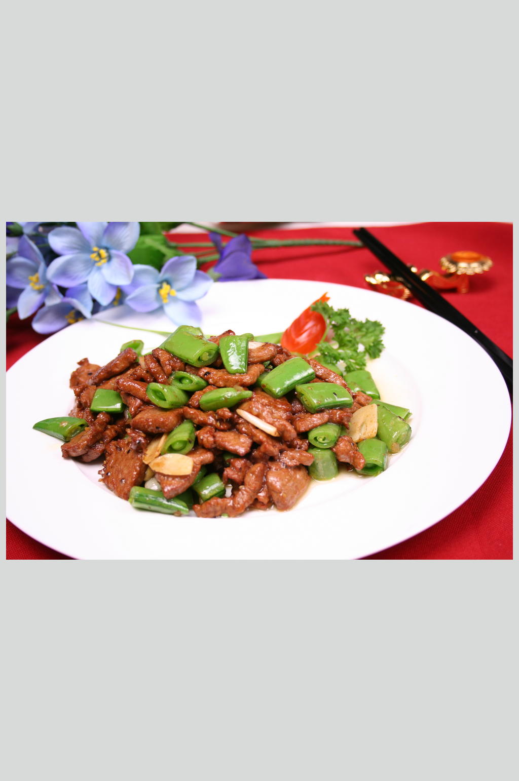 黑椒劲蒜牛肉粒素材
