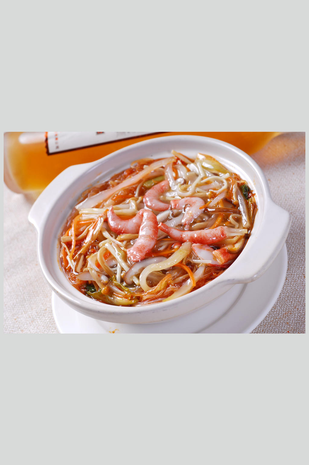 杂菜粉丝煲素材