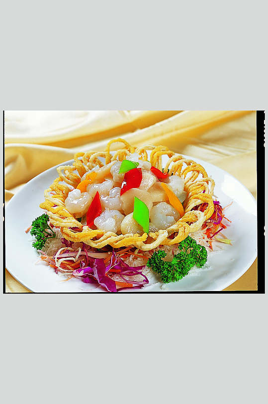 雀巢腰果炒虾球