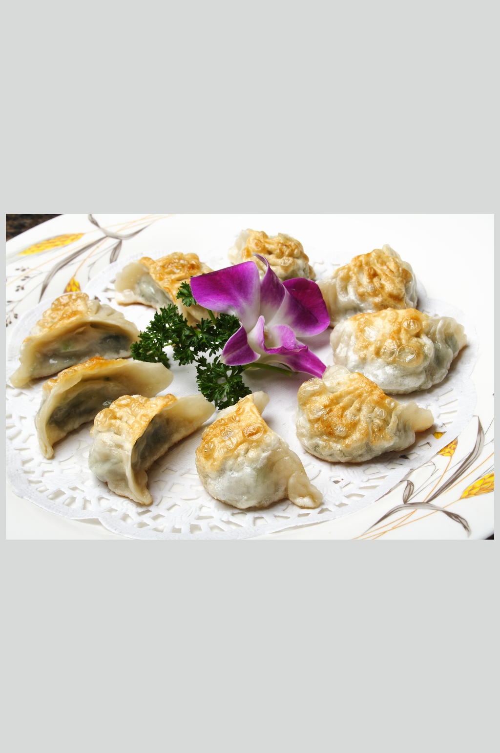 煎饺锅贴素材