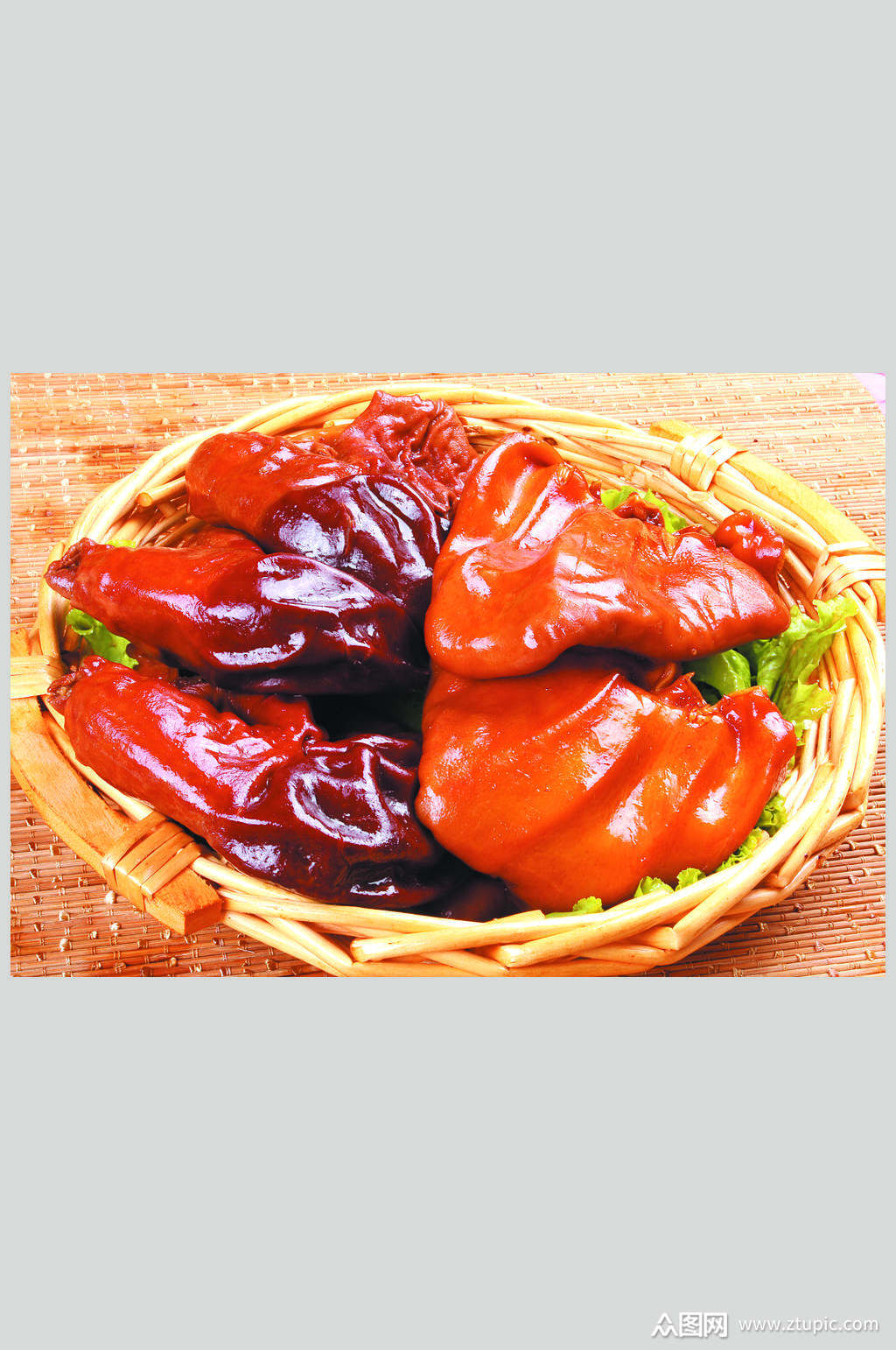 川式卤猪儿素材