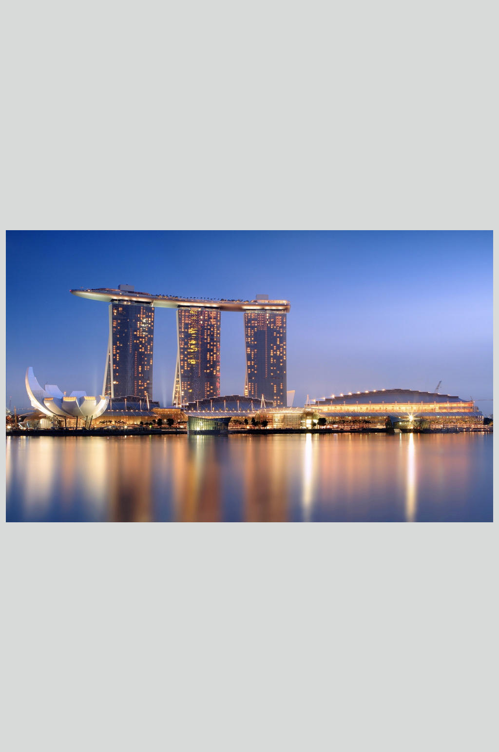 狮城新加坡建筑地标摄影图