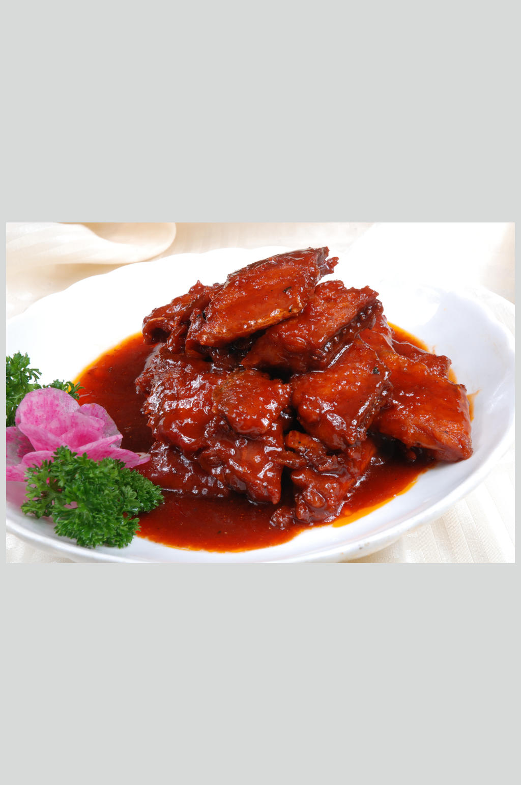 红烧带鱼素材