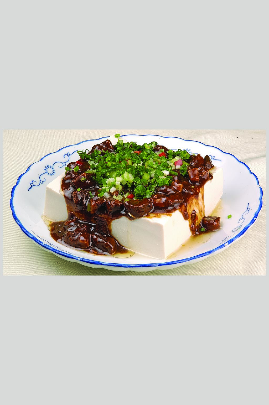小葱豆腐素材