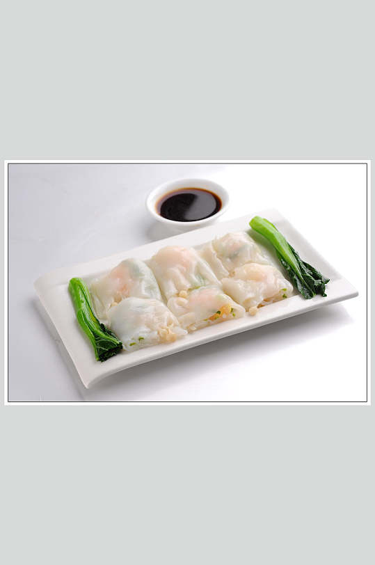 虾仁肠粉高清美食图片