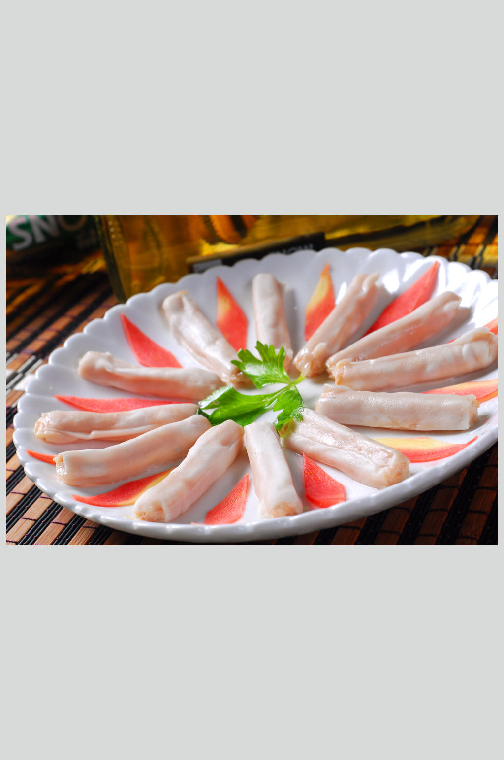 特色汤煮食品虾饺素材