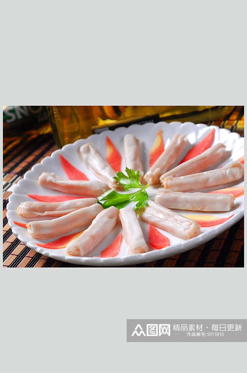 特色汤煮食品虾饺素材